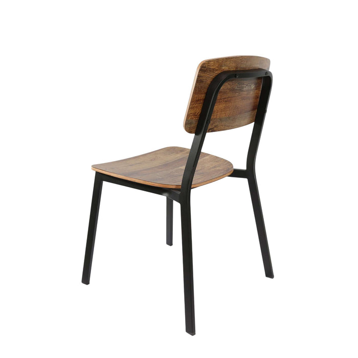 Durafurn Denver Chair - Rustic Wood Ply Seat & Backrest