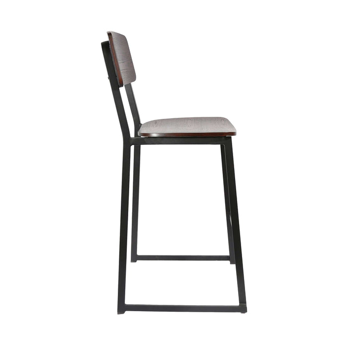 Durafurn Denver Barstool - Dark Natural Ply Seat & Backrest