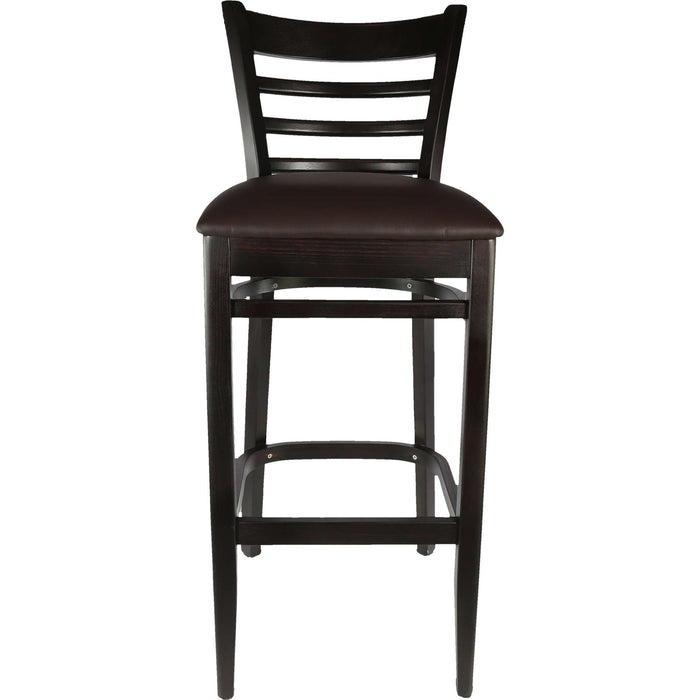 Durafurn Florence Barstool - Chocolate - Chocolate Vinyl Seat