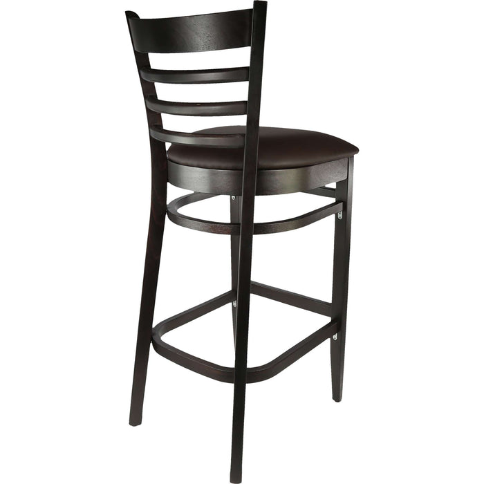 Durafurn Florence Barstool - Chocolate - Chocolate Vinyl Seat