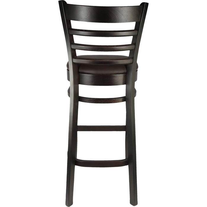 Durafurn Florence Barstool - Chocolate - Chocolate Vinyl Seat