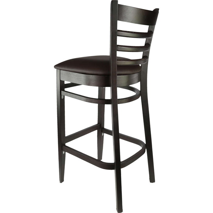 Durafurn Florence Barstool - Chocolate - Chocolate Vinyl Seat