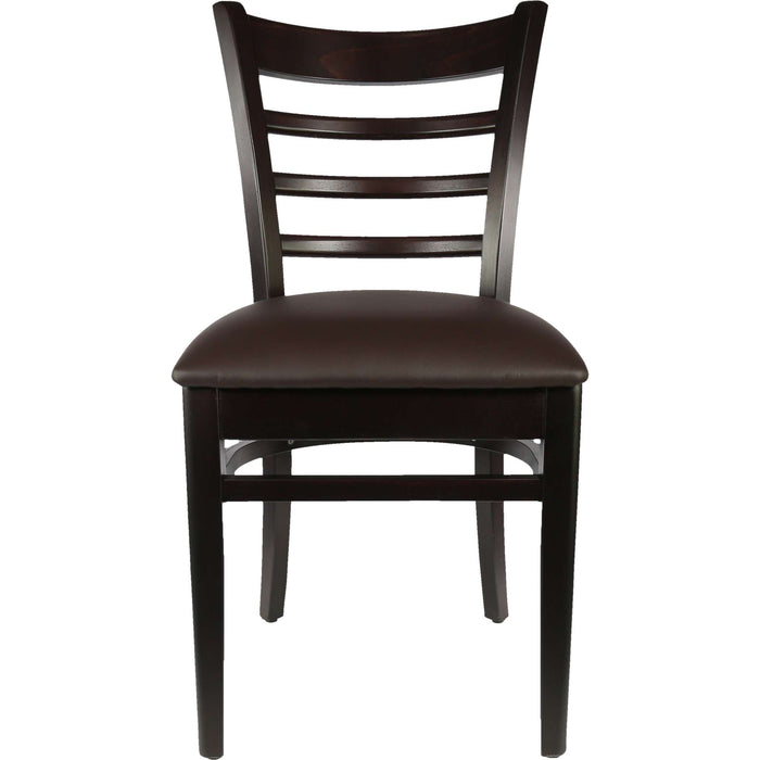 Durafurn Florence Chair - Chocolate - Chocolate Vinyl Seat