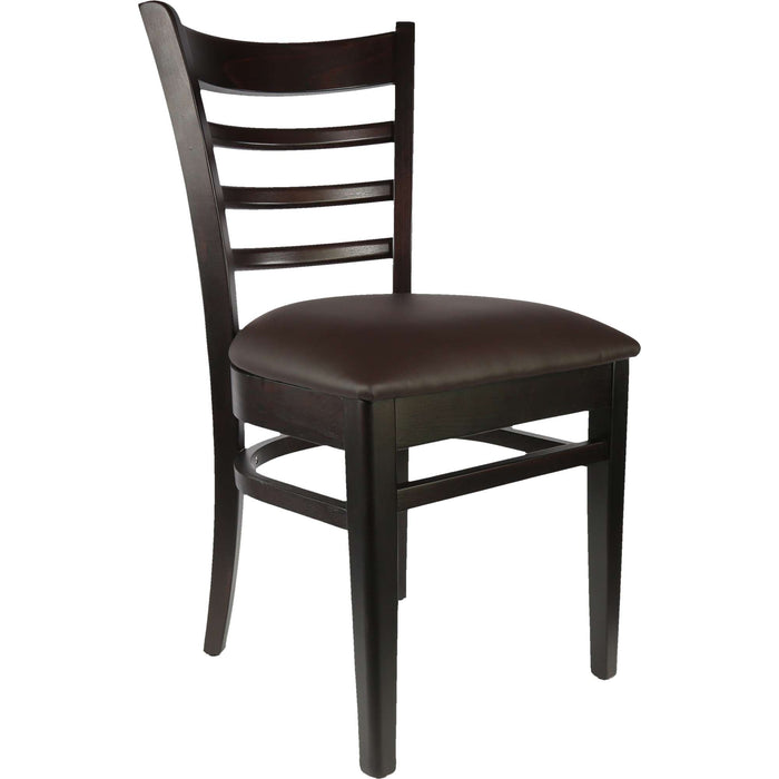 Durafurn Florence Chair - Chocolate - Chocolate Vinyl Seat