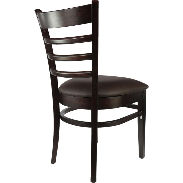 Durafurn Florence Chair - Chocolate - Chocolate Vinyl Seat