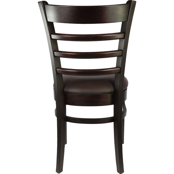 Durafurn Florence Chair - Chocolate - Chocolate Vinyl Seat