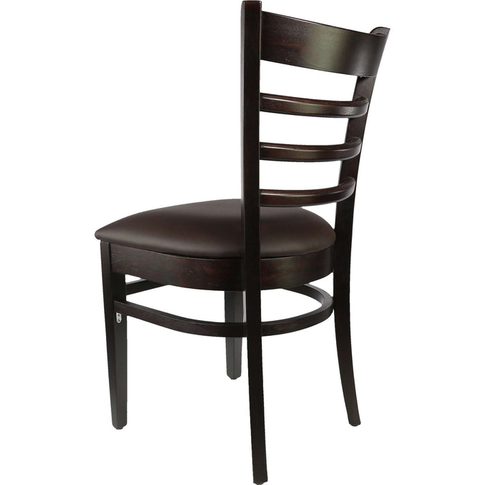 Durafurn Florence Chair - Chocolate - Chocolate Vinyl Seat
