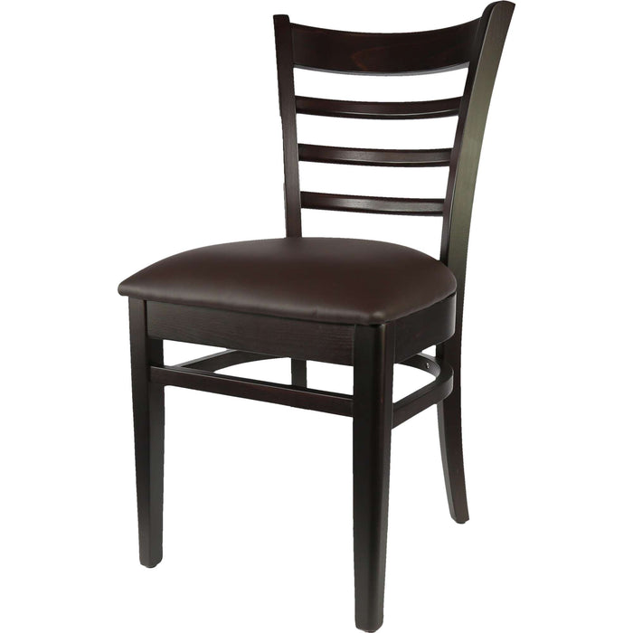 Durafurn Florence Chair - Chocolate - Chocolate Vinyl Seat