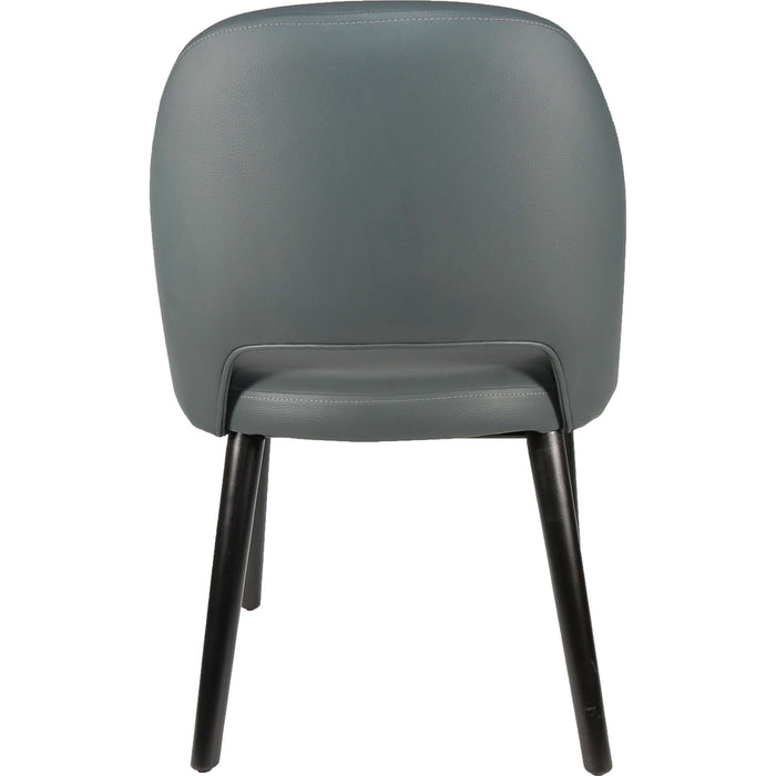 Durafurn Semifreddo Chair - Black Legs/Anthracite Vinyl