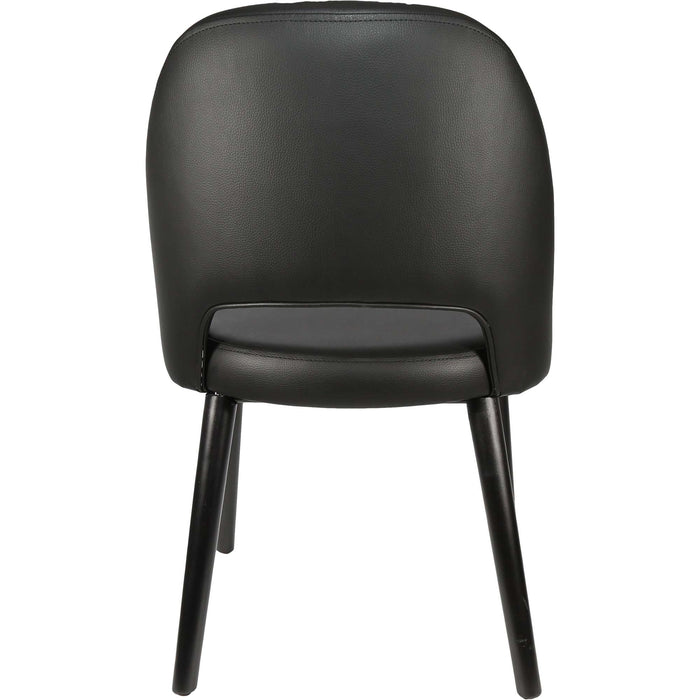 Durafurn Semifreddo Chair - Black Legs/Black Vinyl