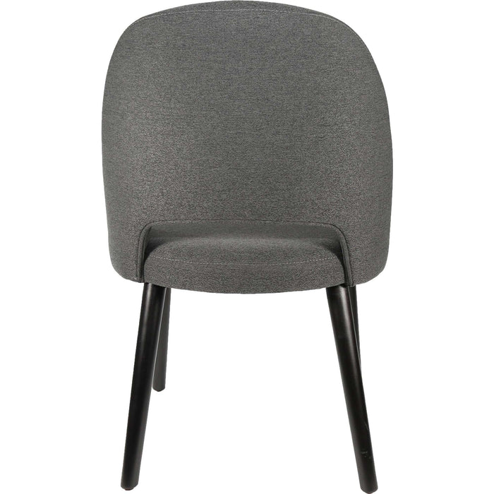 Durafurn Semifreddo Chair - Black Legs/Anthracite Woven Fabric