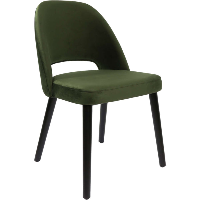 Durafurn Semifreddo Chair - Black Legs/Avocado Velvet