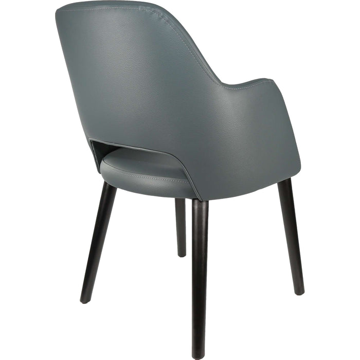 Durafurn Sorbet Chair - Black Legs/Anthracite Vinyl