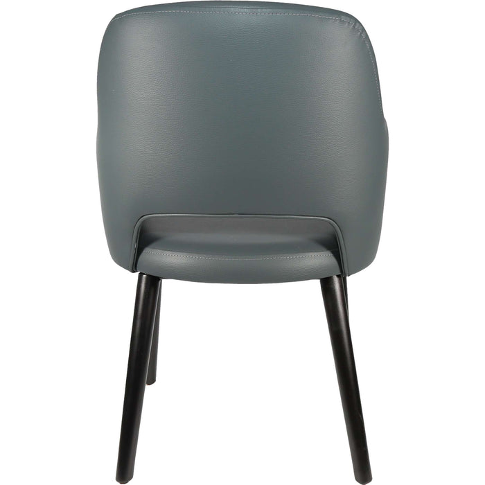 Durafurn Sorbet Chair - Black Legs/Anthracite Vinyl