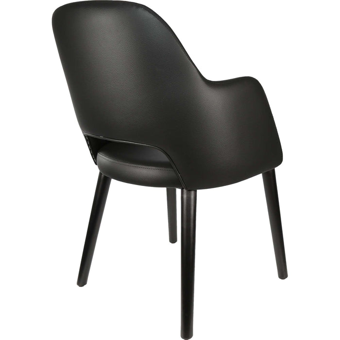 Durafurn Sorbet Chair - Black Legs/Black Vinyl