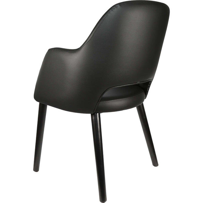Durafurn Sorbet Chair - Black Legs/Black Vinyl