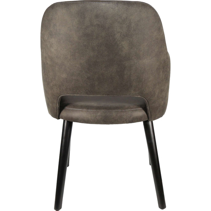 Durafurn Sorbet Chair - Black Legs/Charcoal Premium Vinyl