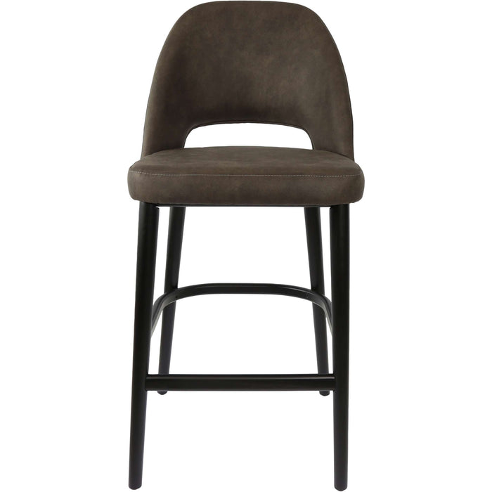 Durafurn Semifreddo Stool - Black Legs/Charcoal Fabric