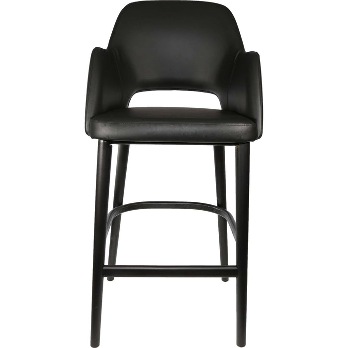 Durafurn Sorbet Stool - Black Legs/Black Vinyl
