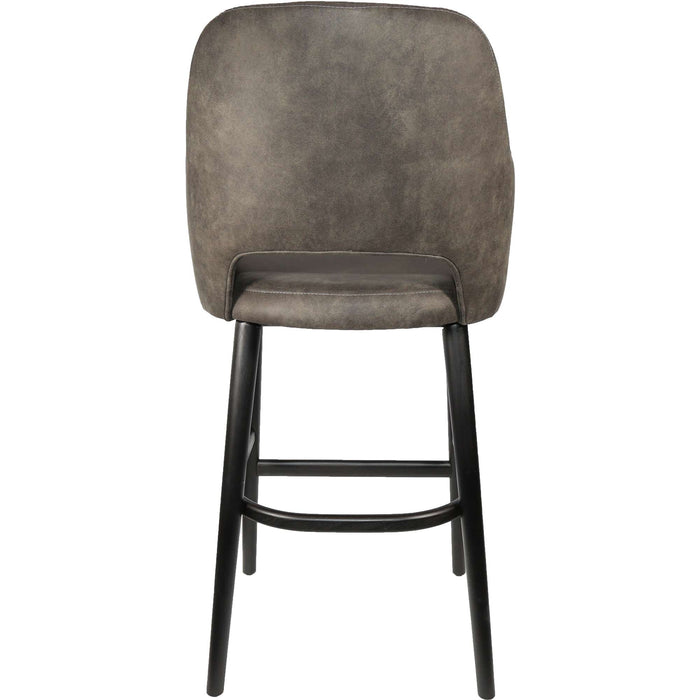 Durafurn Sorbet Stool - Black Legs/Charcoal Premium Vinyl