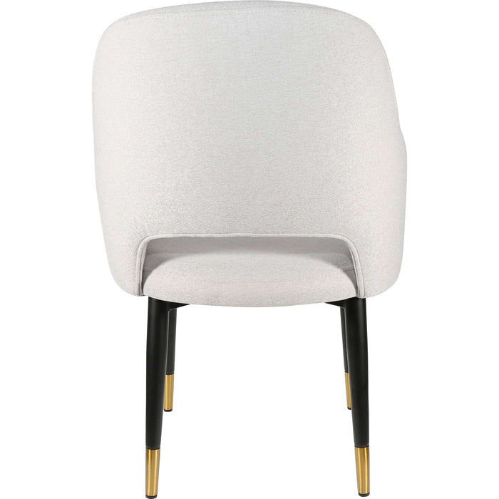 Durafurn Sorbet Chair - Black Metal 450h Legs/Light Grey Fabric