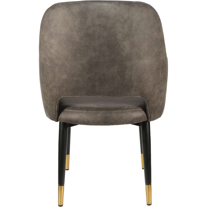 Durafurn Sorbet Chair - Black Metal 450h Legs/Charcoal Fabric