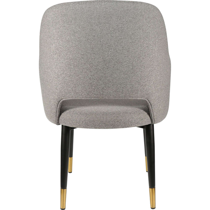 Durafurn Sorbet Chair - Black Metal 450h Legs/Taupe Fabric