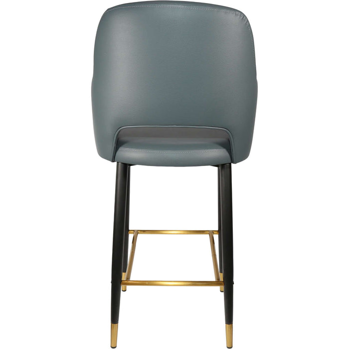 Durafurn Sorbet Stool - Black Metal 750h Legs/Anthracite Vinyl