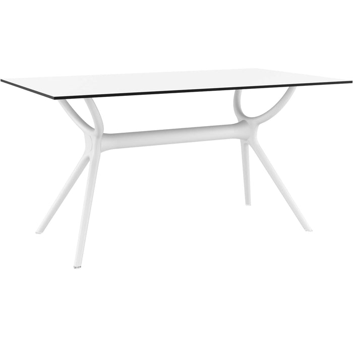 Siesta Air Table 140 - White (Top & Base)