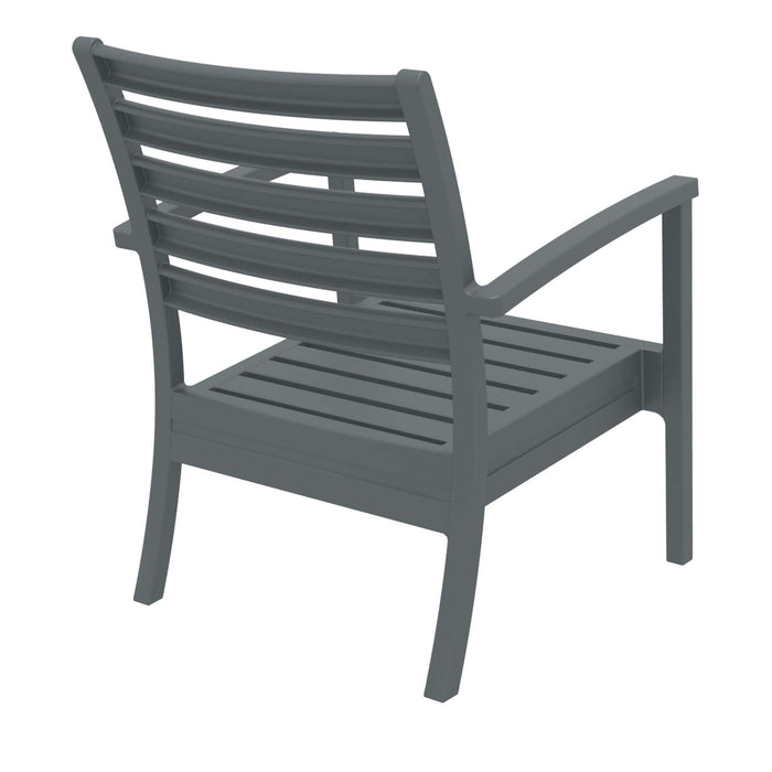 Siesta Artemis XL Arm Chair - Anthracite with Beige Seat and Back Cushion