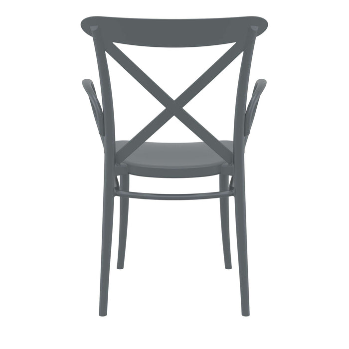 Siesta Cross XL Arm Chair - Anthracite