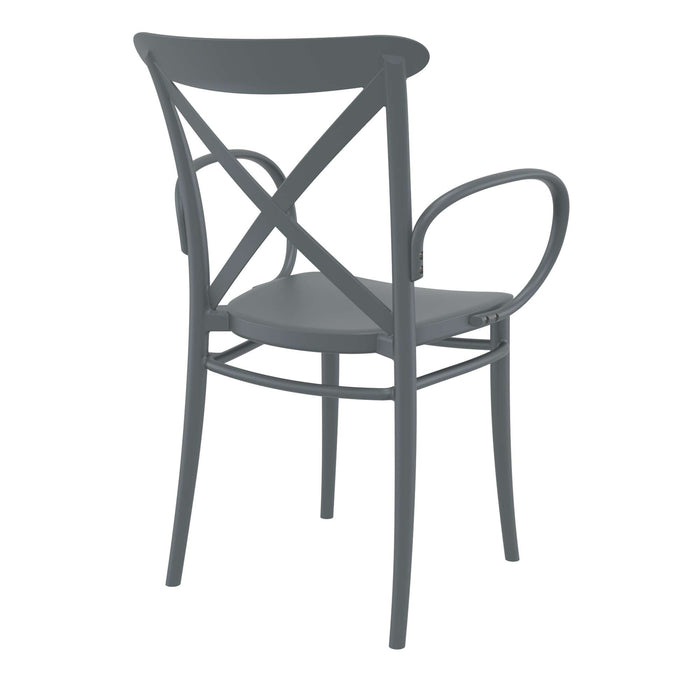 Siesta Cross XL Arm Chair - Anthracite