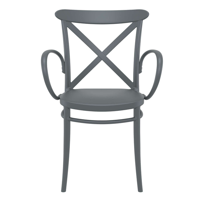 Siesta Cross XL Arm Chair - Anthracite