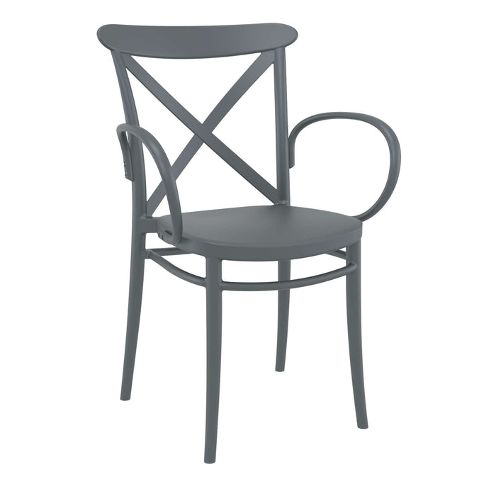 Siesta Cross XL Arm Chair - Anthracite