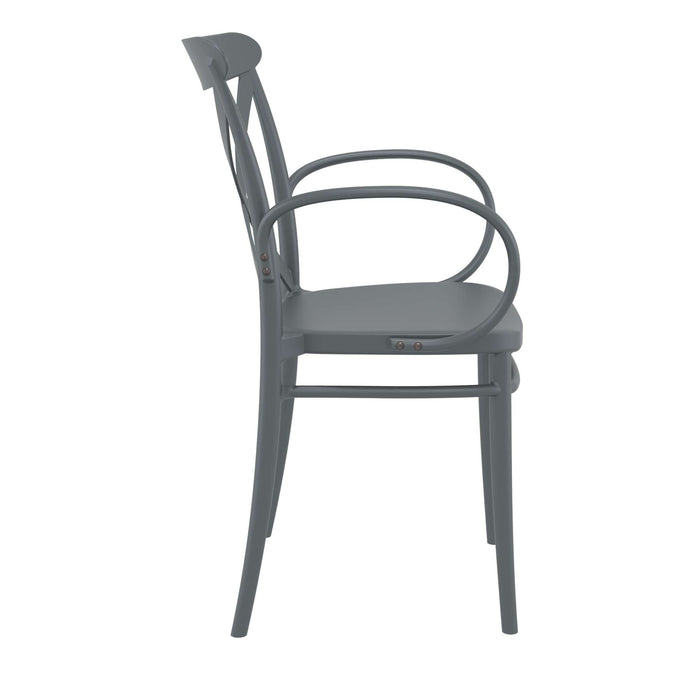 Siesta Cross XL Arm Chair - Anthracite