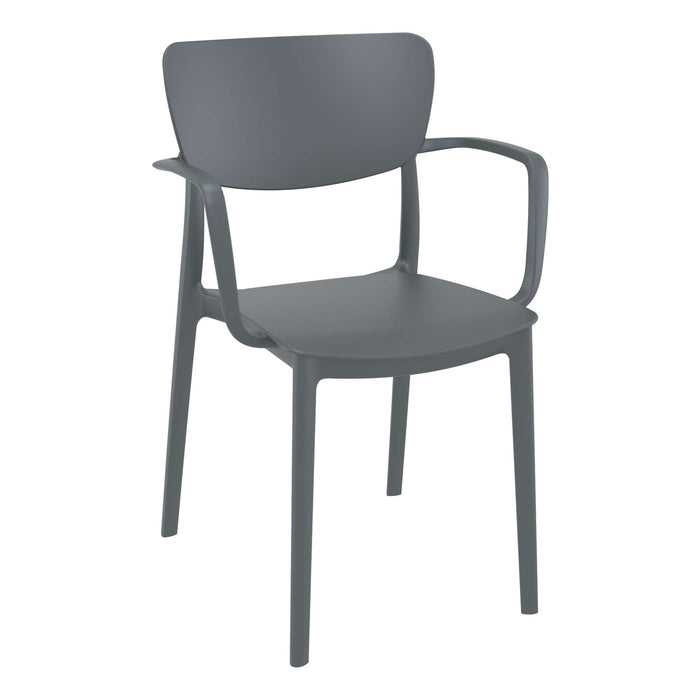 Siesta Lisa Arm Chair - Anthracite