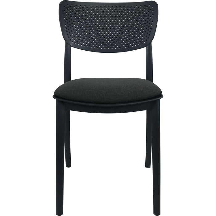 Siesta Lucy Chair - Anthracite with Anthracite Fabric Cushion