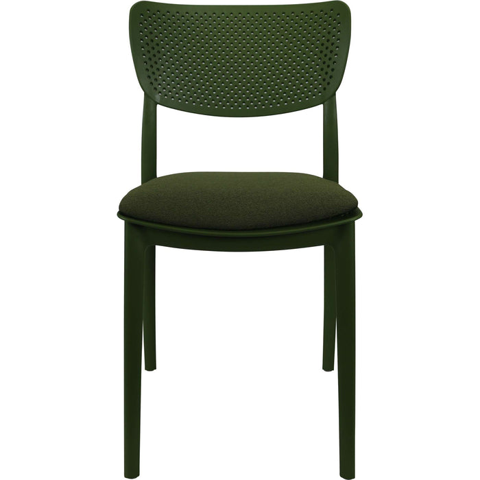 Siesta Lucy Chair - Olive Green with Olive Green Fabric Cushion