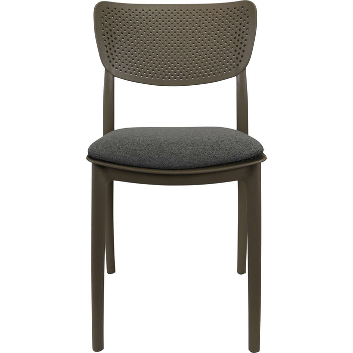Siesta Lucy Chair - Taupe with Taupe Fabric Cushion