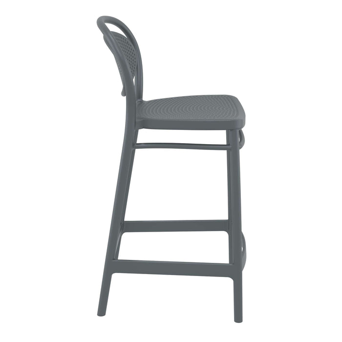 Siesta Marcel Bar Stool 65cm (Counter Height) — Anthracite