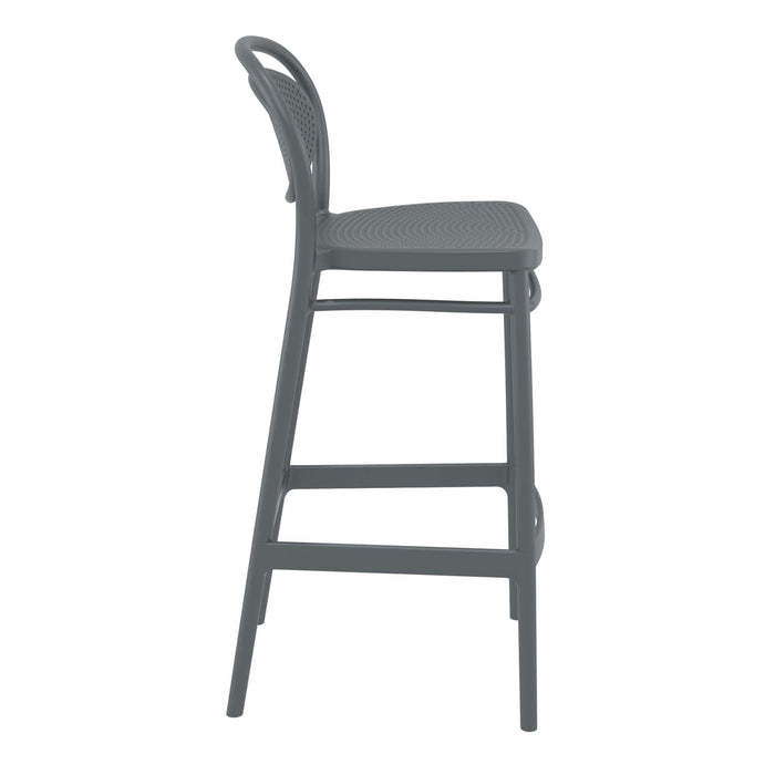 Siesta Marcel Bar Stool 75cm (Dry Bar Height) - Anthracite