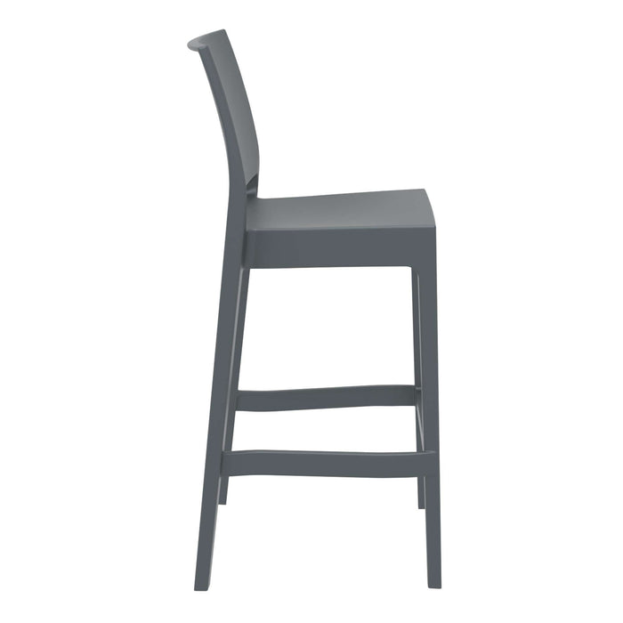 Siesta Maya Bar Stool 75cm (Dry Bar Height) (Dry Bar Height) - Anthracite