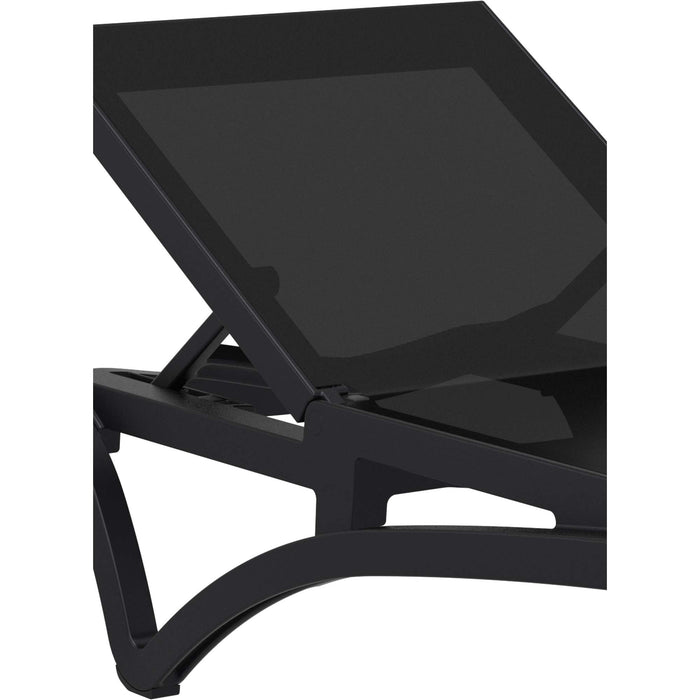 Siesta Pacific Sun Lounger - Black/Black