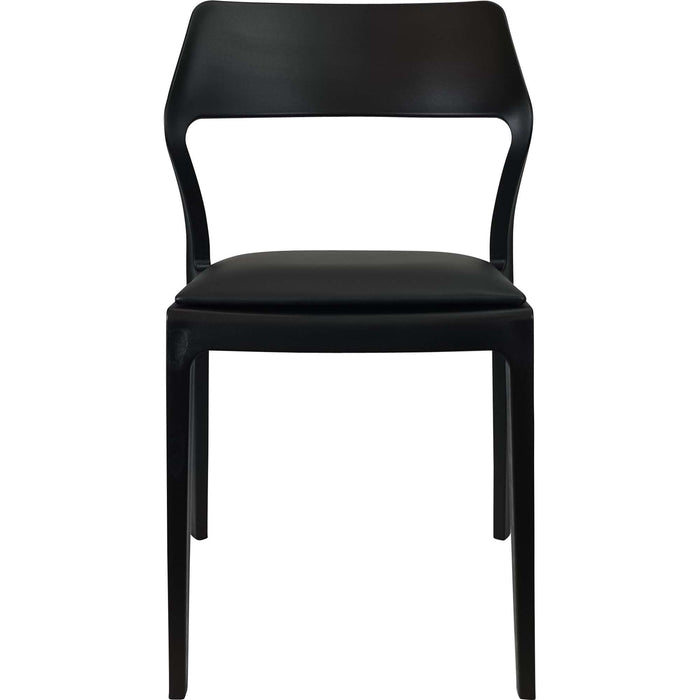 Siesta Snow Chair - Black with Black Vinyl Cushion