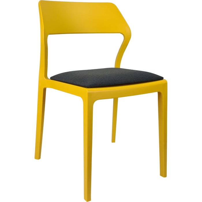 Siesta Snow Chair - Mango with Anthracite Fabric Cushion