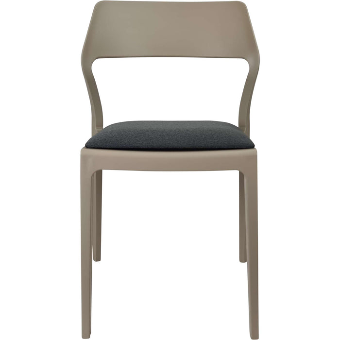 Siesta Snow Chair - Taupe with Anthracite Fabric Cushion