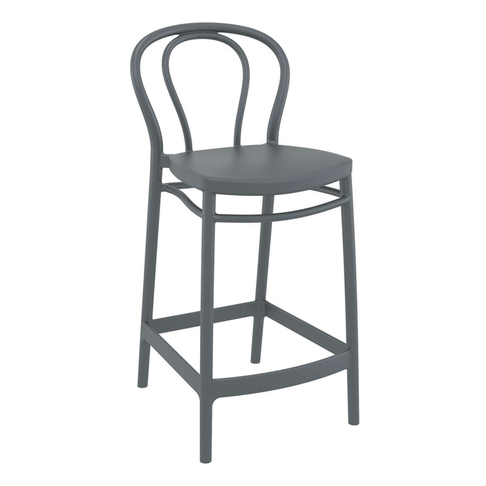 Siesta Victor Bar Stool 65cm (Counter Height) - Anthracite