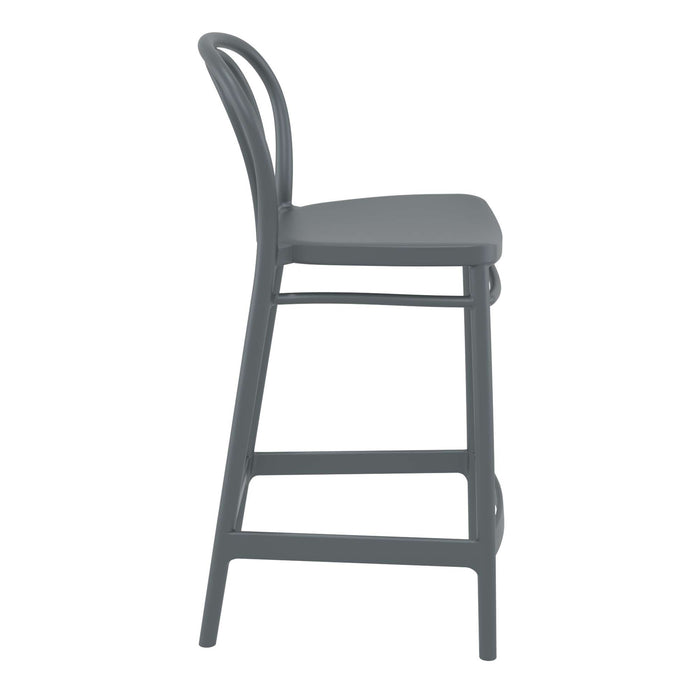 Siesta Victor Bar Stool 65cm (Counter Height) - Anthracite