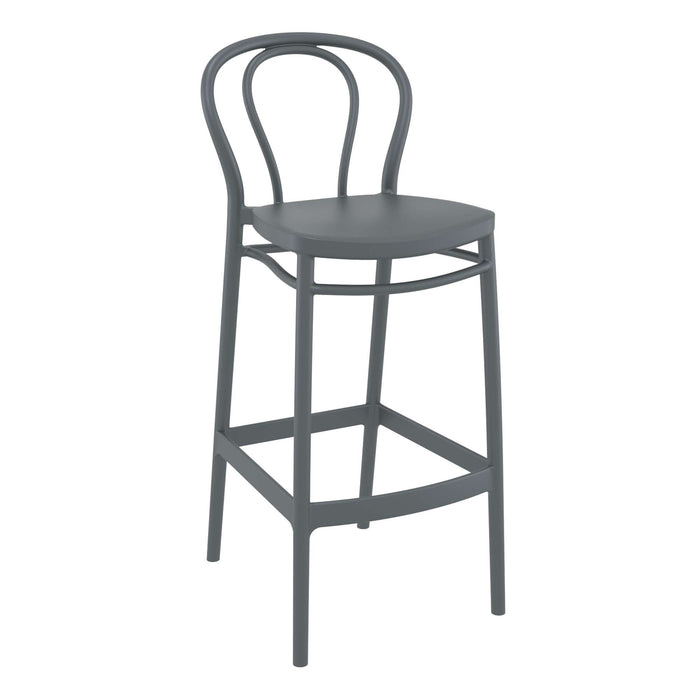 Siesta Victor Bar Stool 75cm (Dry Bar Height) - Anthracite