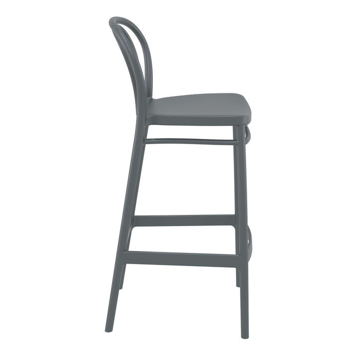 Siesta Victor Bar Stool 75cm (Dry Bar Height) - Anthracite